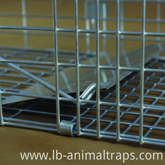 Liebang Animal Large Metal Rabbit Cat Squirrel Cage Trap With Foot Paddle